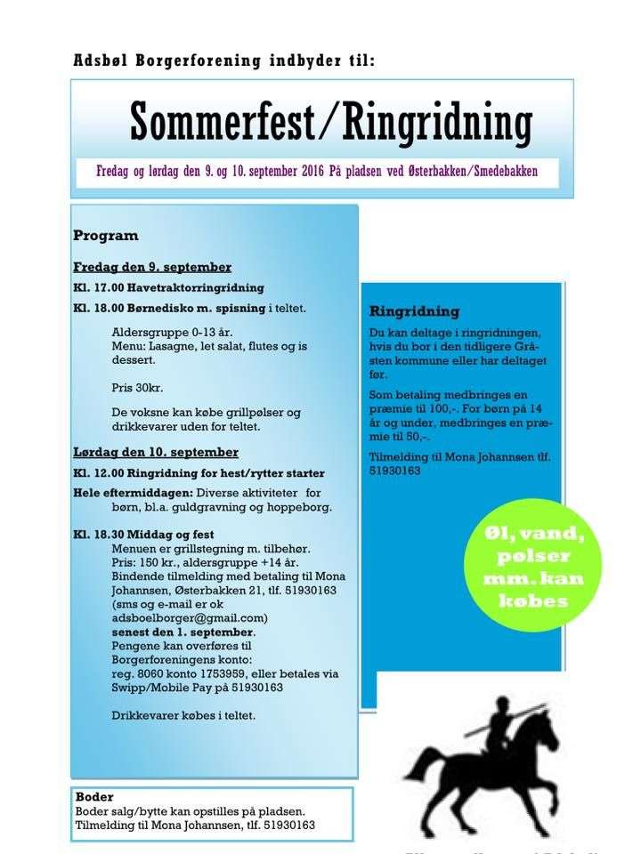 Program Sommerfest 2016